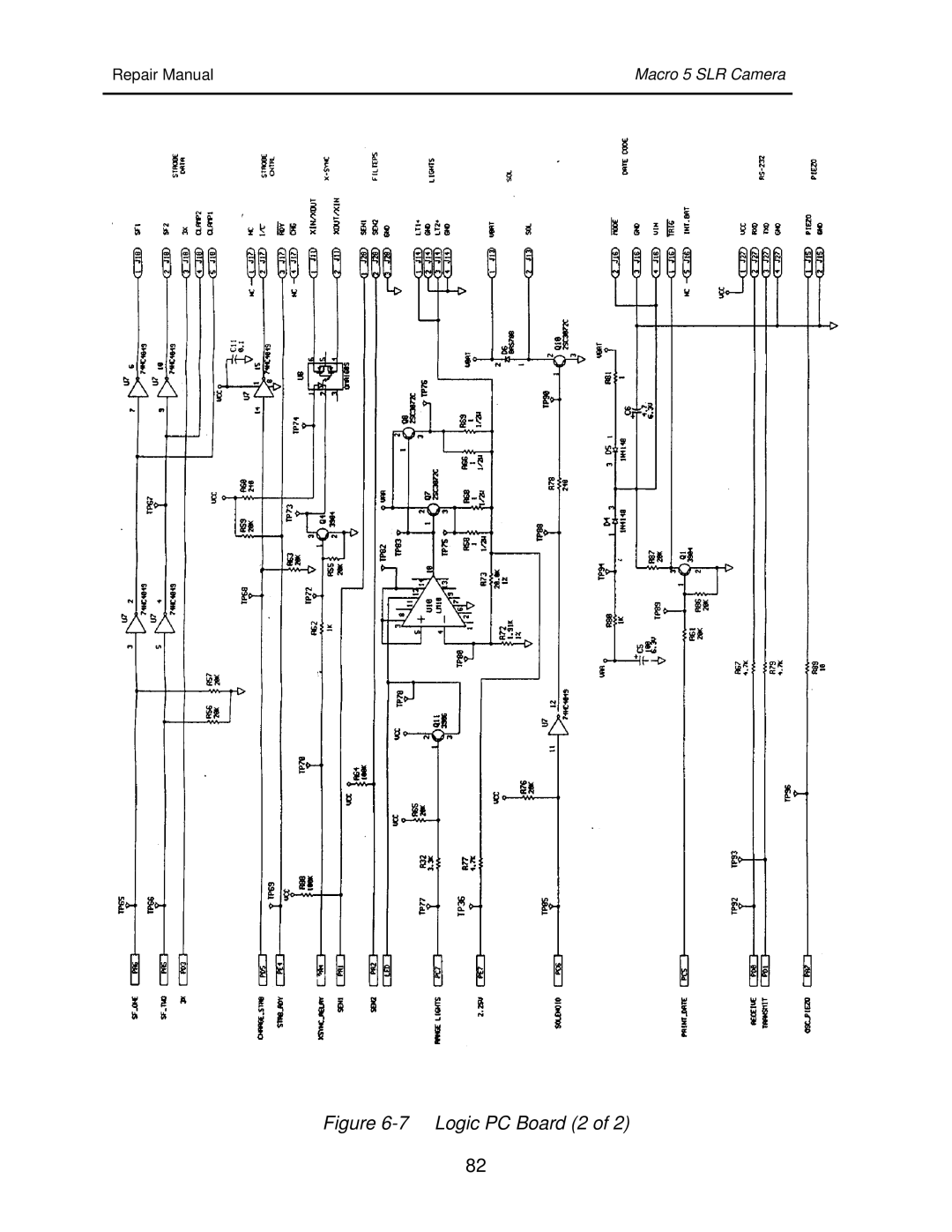 Polaroid 111523 manual Logic PC Board 2 