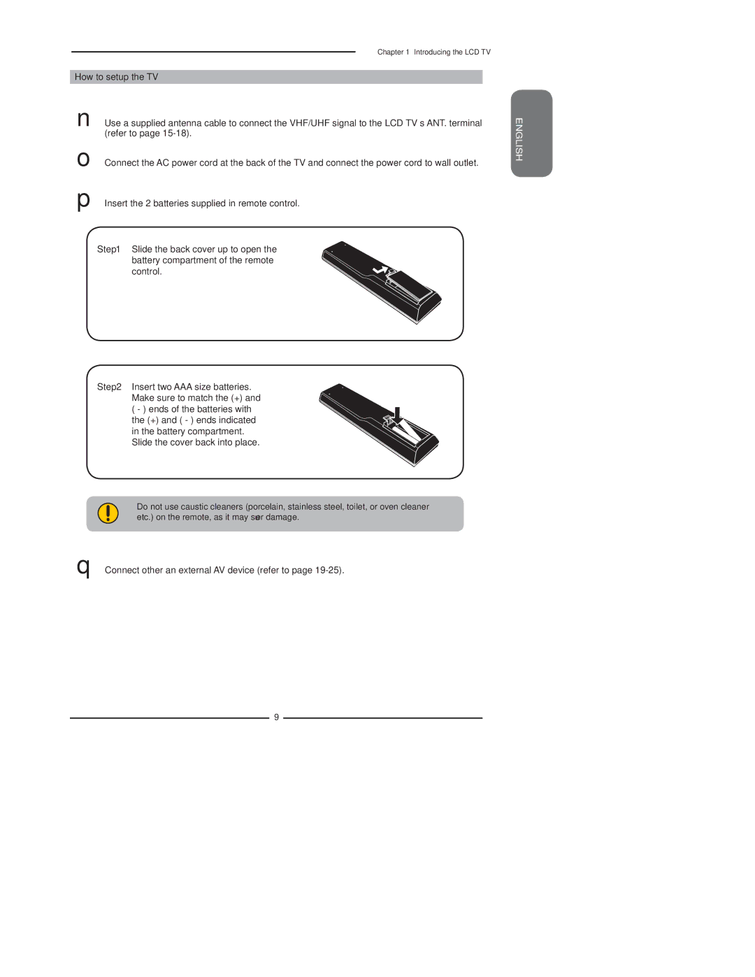 Polaroid 1911-TLXB manual Connect other an external AV device refer to 