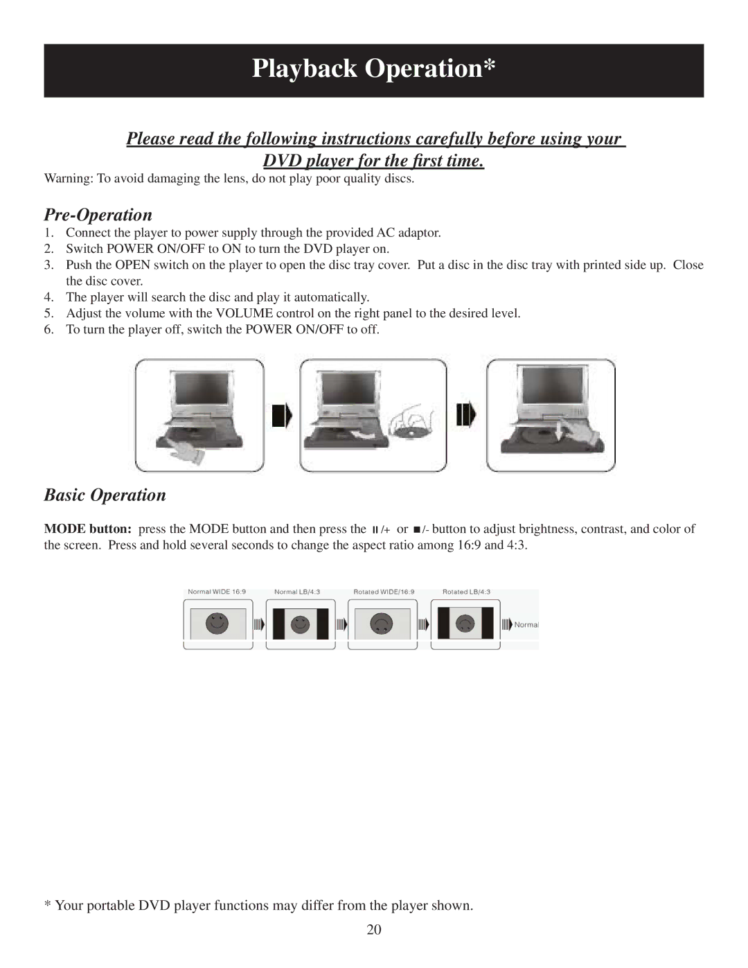 Polaroid 20080109, 20071226 user manual Playback Operation, Basic Operation 