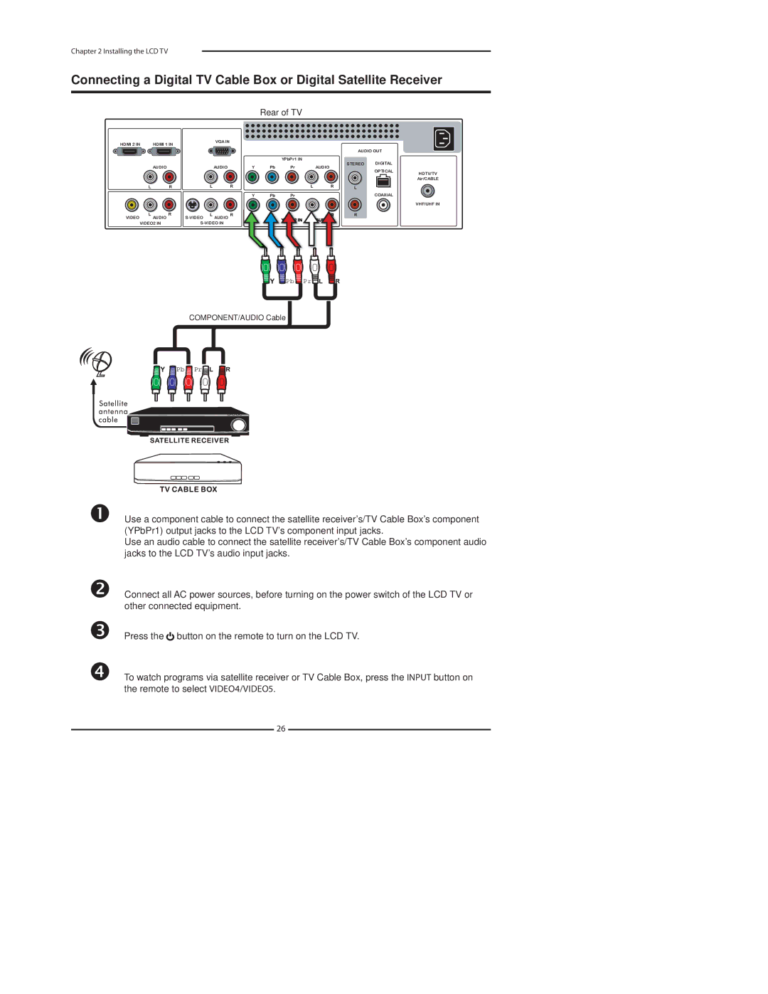 Polaroid 3211-TLXB manual COMPONENT/AUDIO Cable 