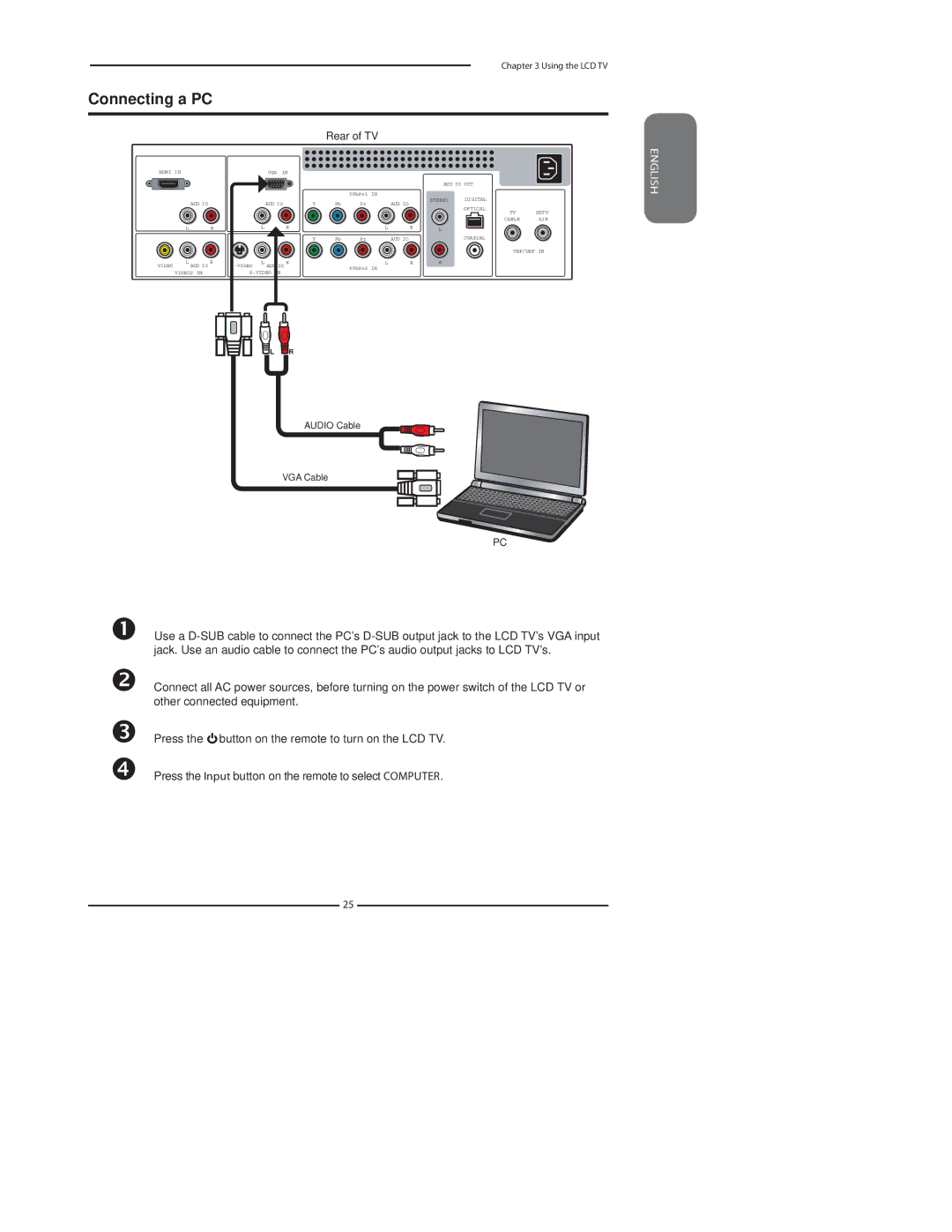 Polaroid 37 manual Connecting a PC 