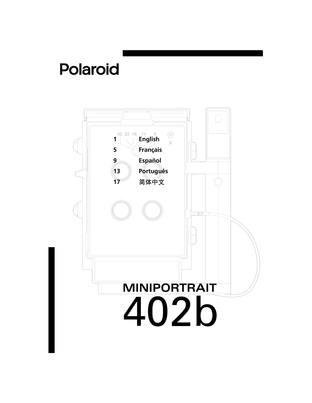 Polaroid 402b manual English 