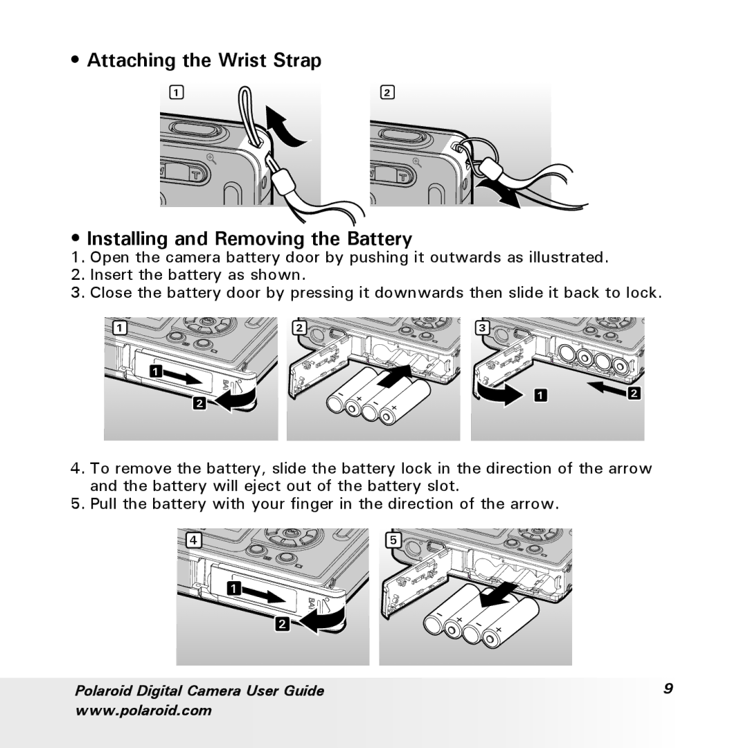 Polaroid a600 manual Polaroid Digital Camera User Guide 