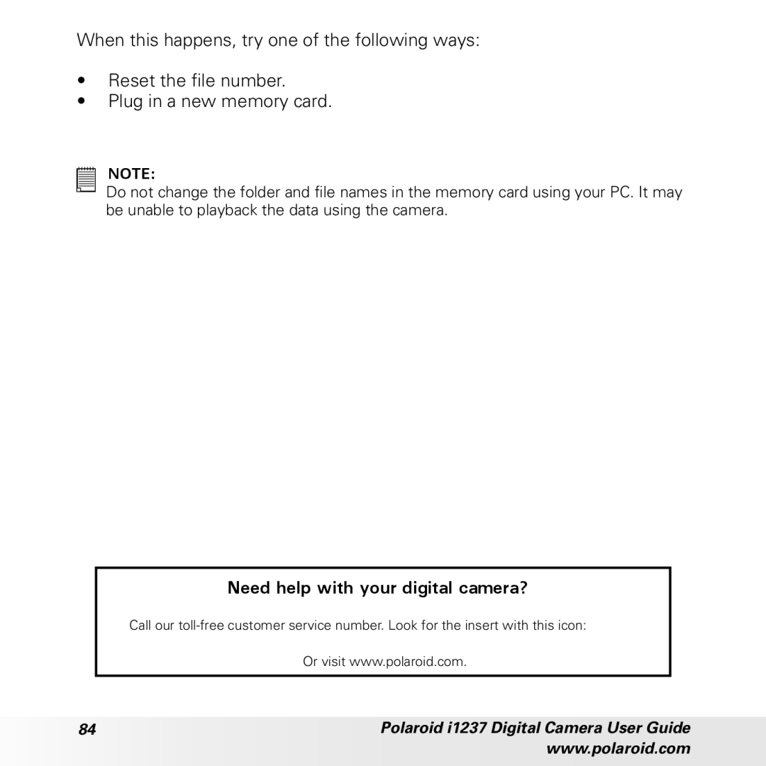 Polaroid CIA-1237PC manual Need help with your digital camera? 