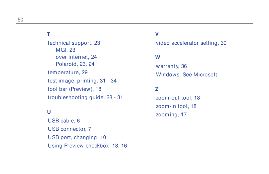 Polaroid ColorShot Printer manual 