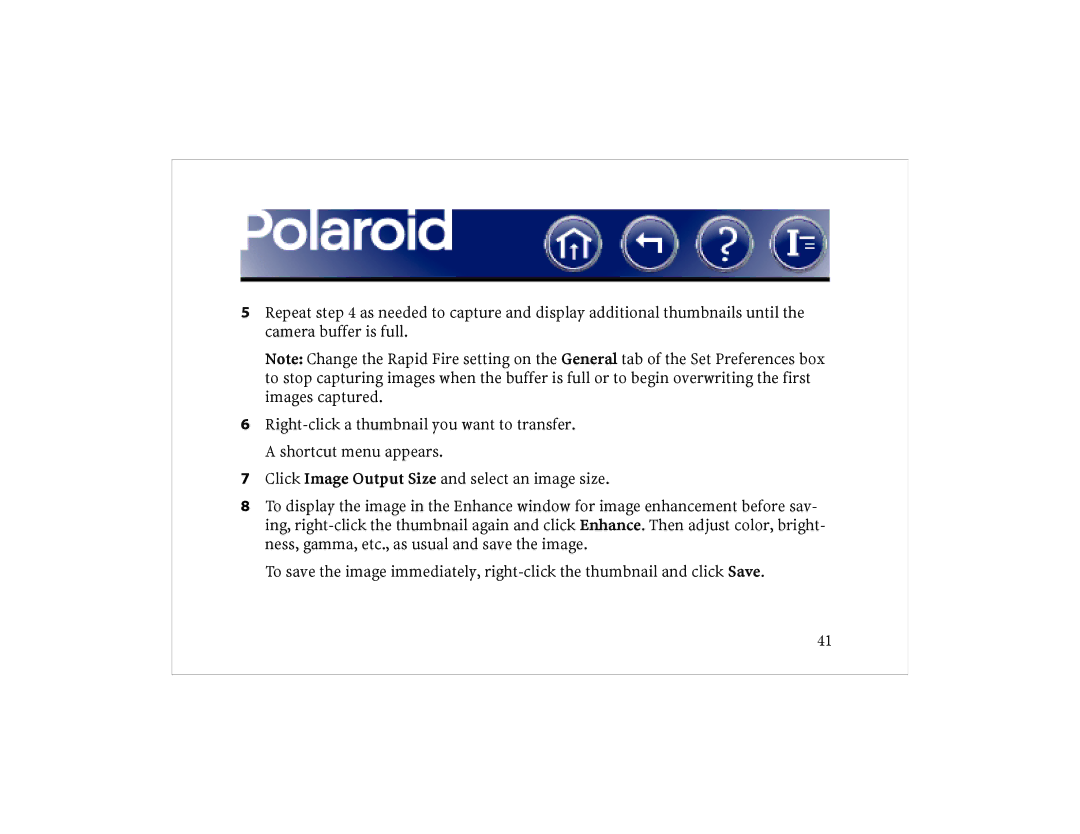 Polaroid DCM 2 Online manual 