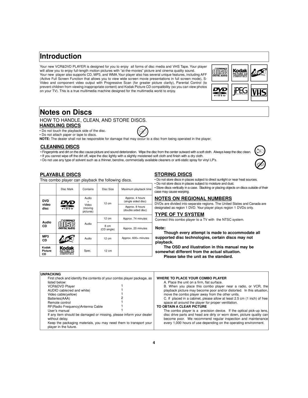 Polaroid DVC-2010 manual Introduction 