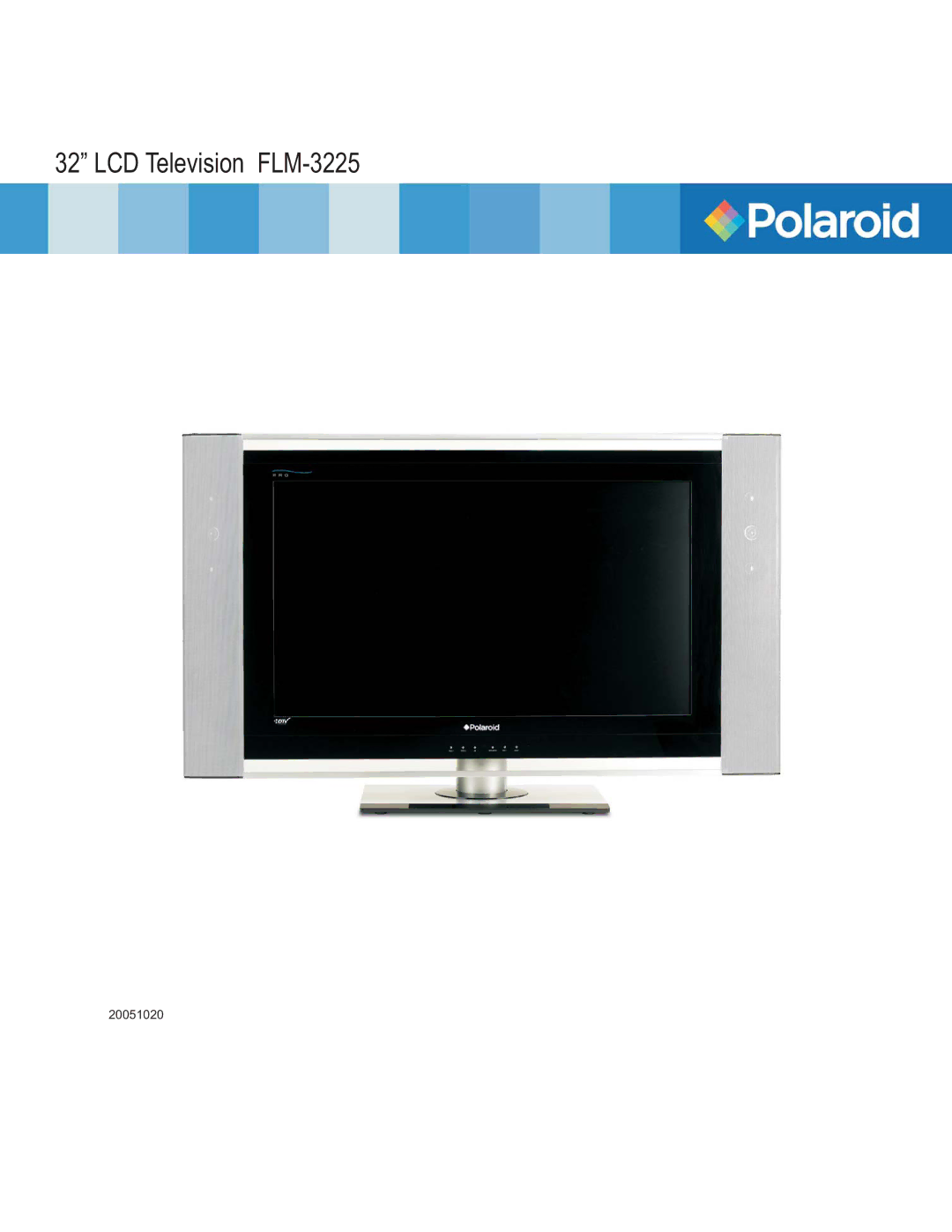 Polaroid manual LCD Television FLM-3225 