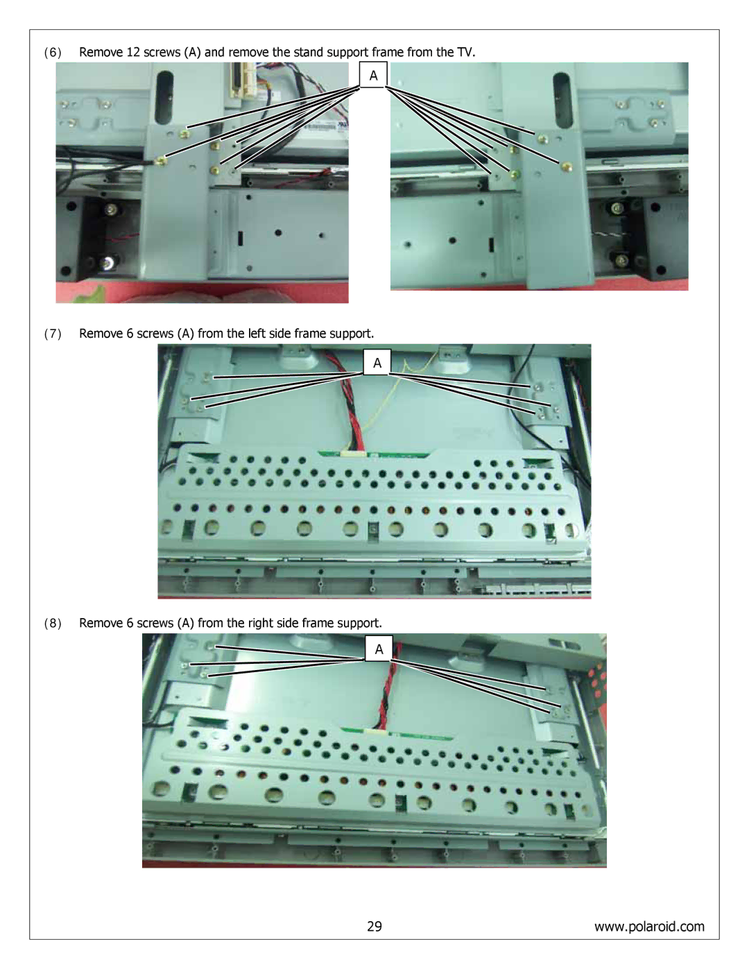 Polaroid FLM-4232HM, FLM-4034B, FLM-4234BH service manual 