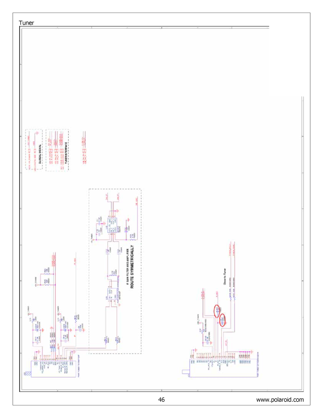 Polaroid FLM-4234BH, FLM-4034B, FLM-4232HM service manual Tuner 