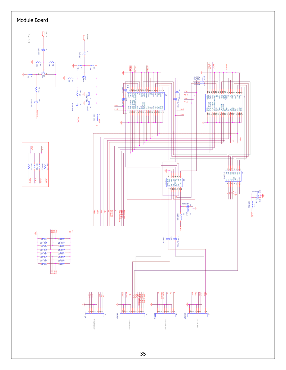 Polaroid FXM-2611C service manual Module Board 