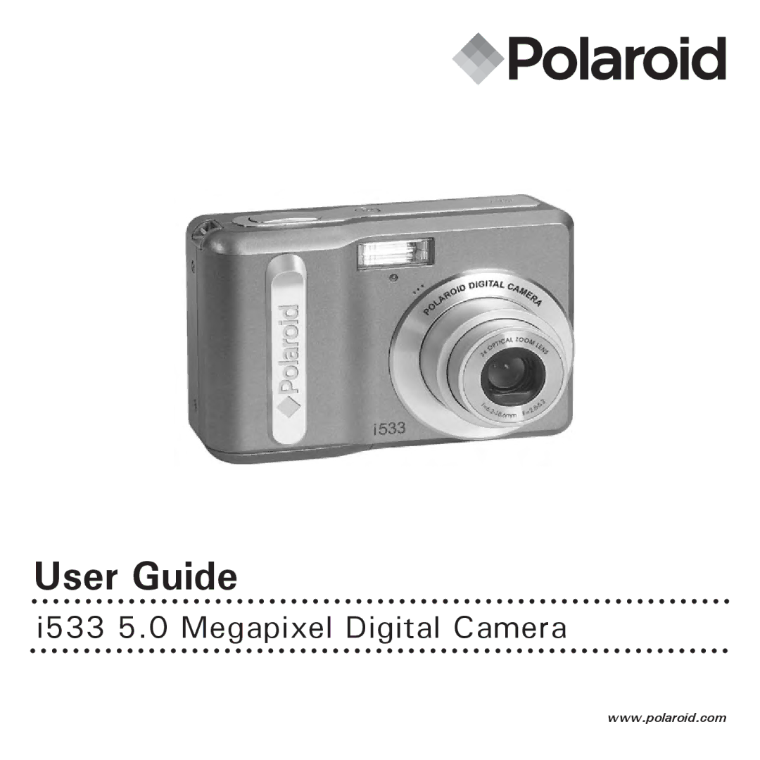 Polaroid I533 manual User Guide 