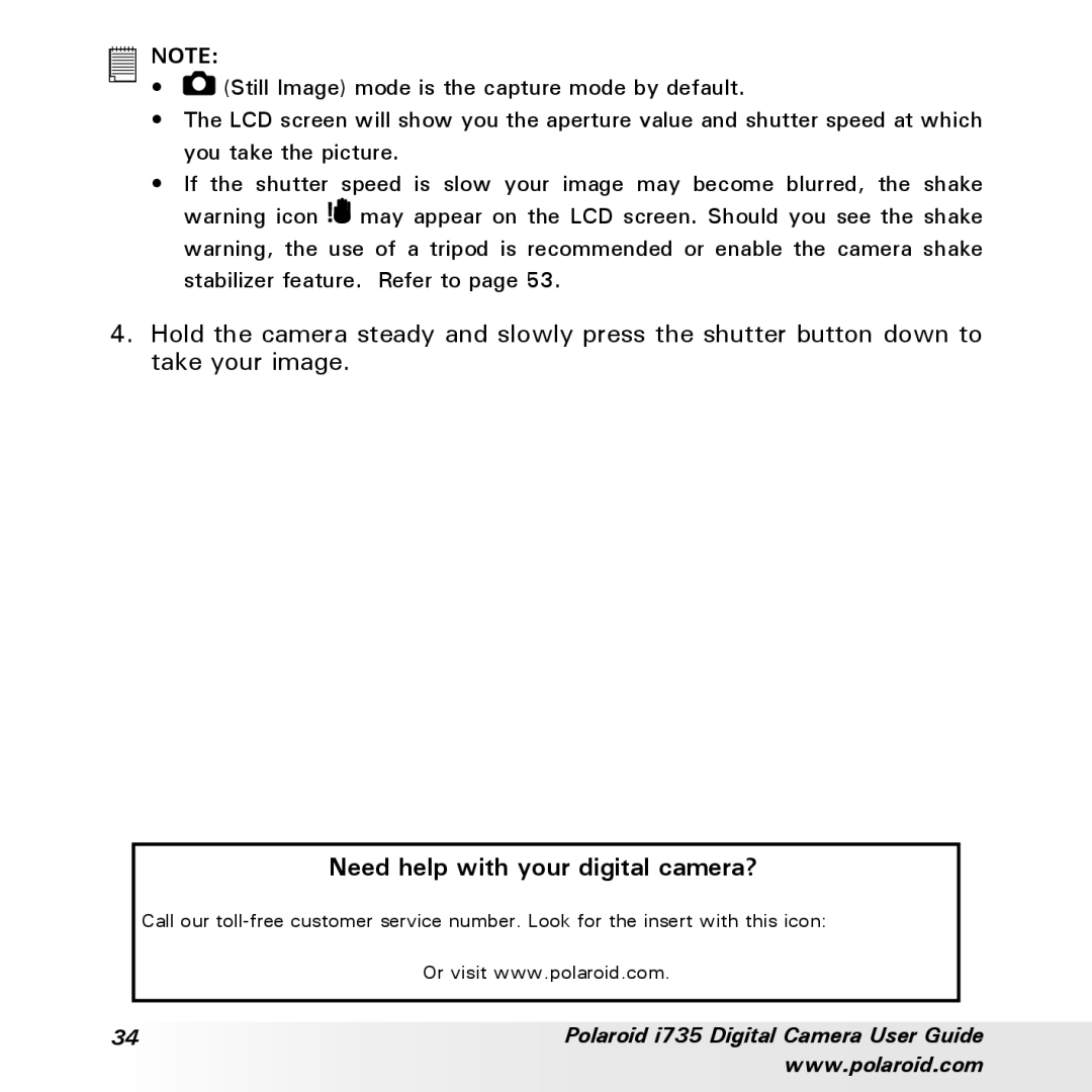 Polaroid i735 manual Need help with your digital camera? 