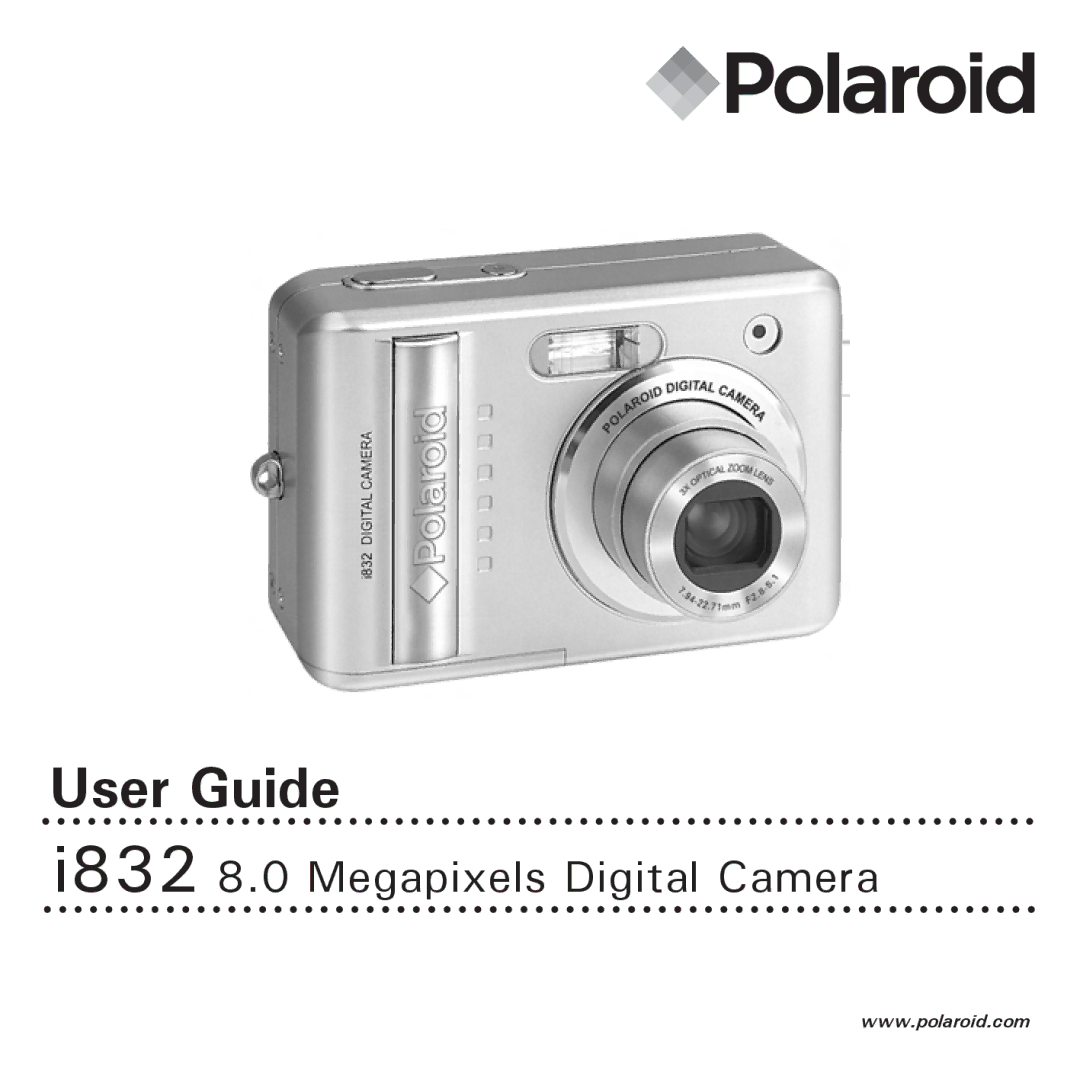 Polaroid i832 manual User Guide 