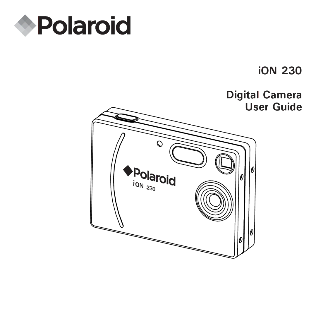 Polaroid iON 230 manual Ion 