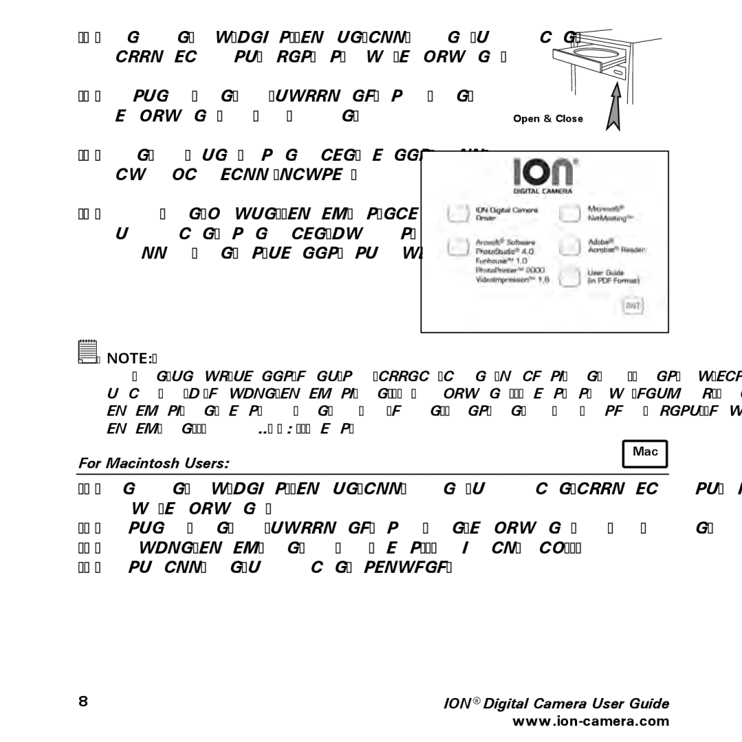 Polaroid ION user manual Mac 