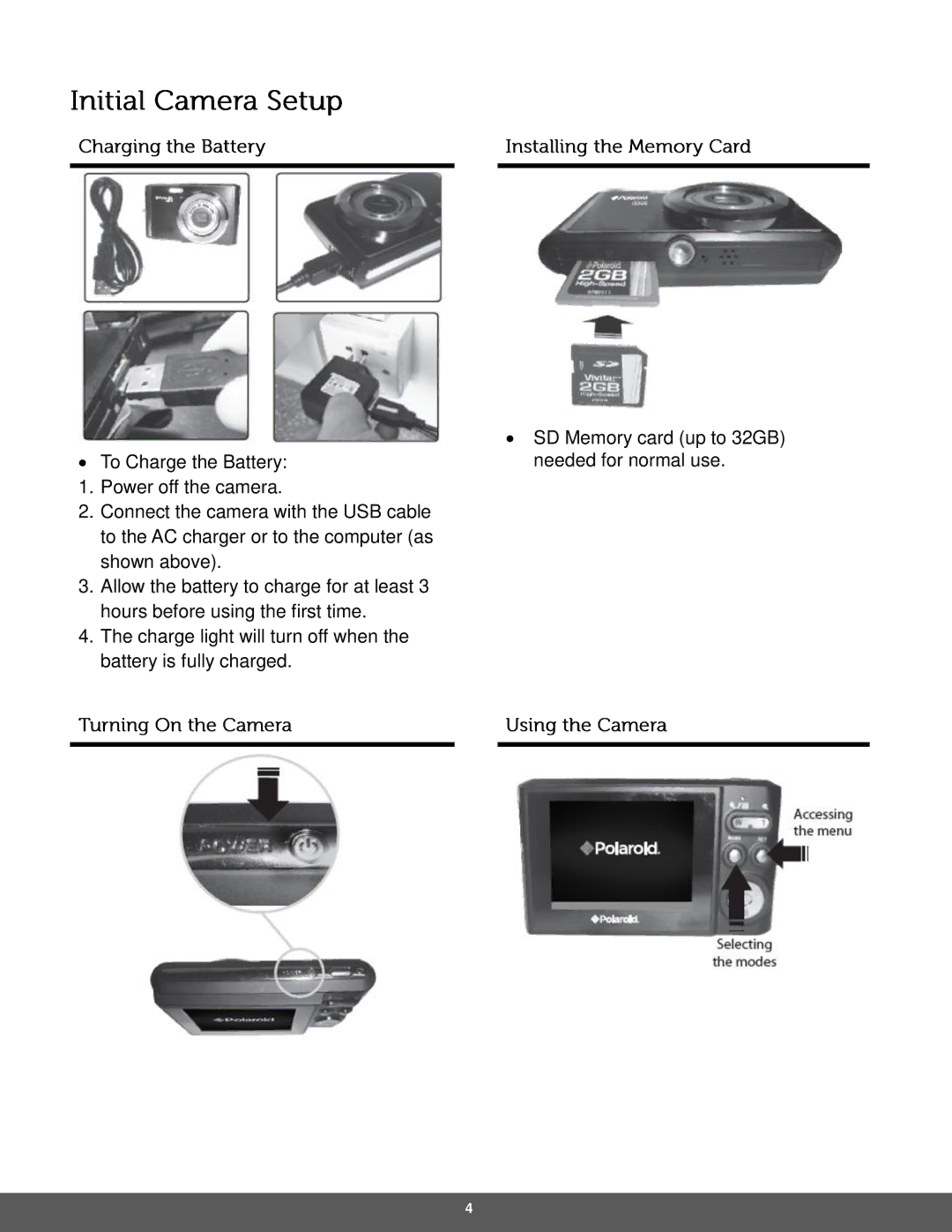 Polaroid IS326-RED user manual 