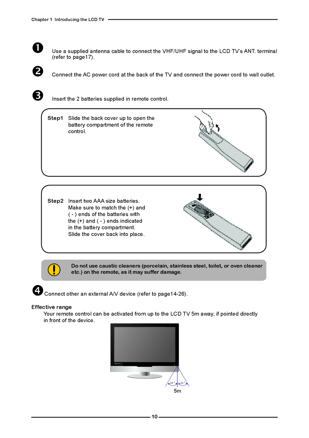 Polaroid KF SERIES user manual Slide the cover back into place, Connect other an external A/V device refer to page14-26 