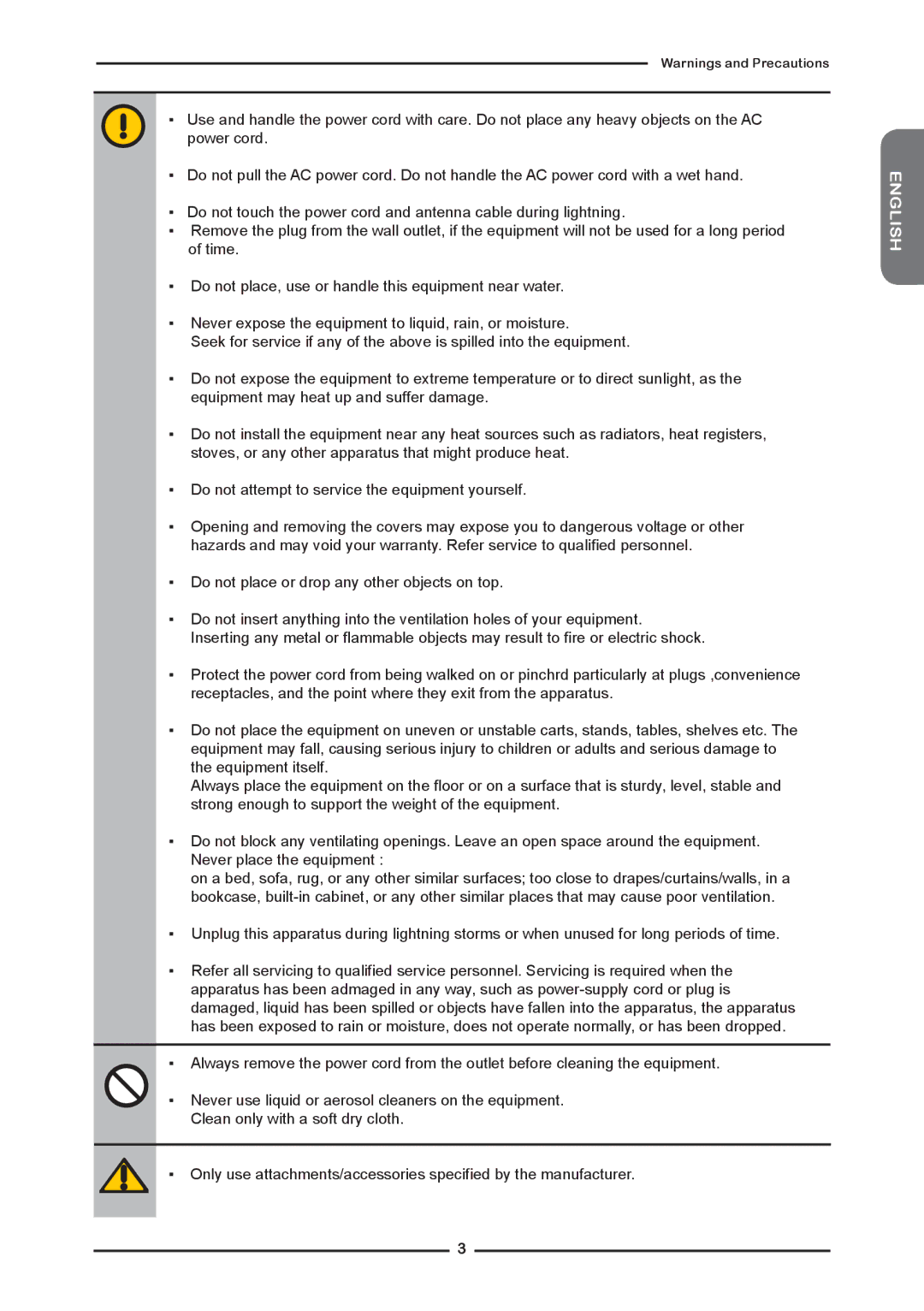 Polaroid KF SERIES user manual English 