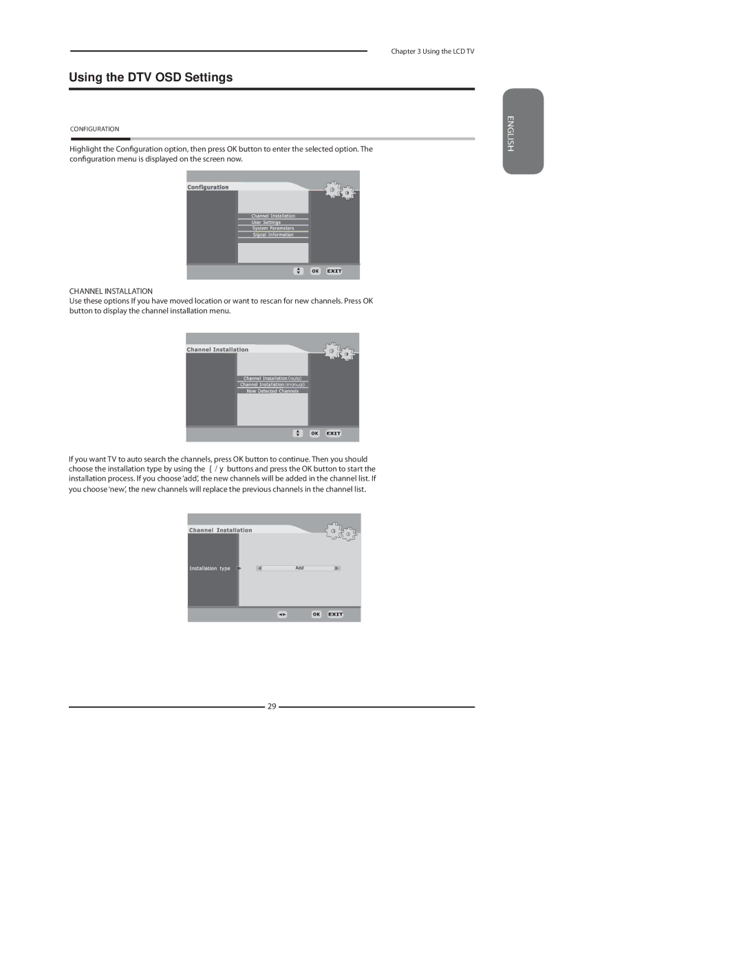 Polaroid LCD TV with Digital Tuner manual Channel Installation 