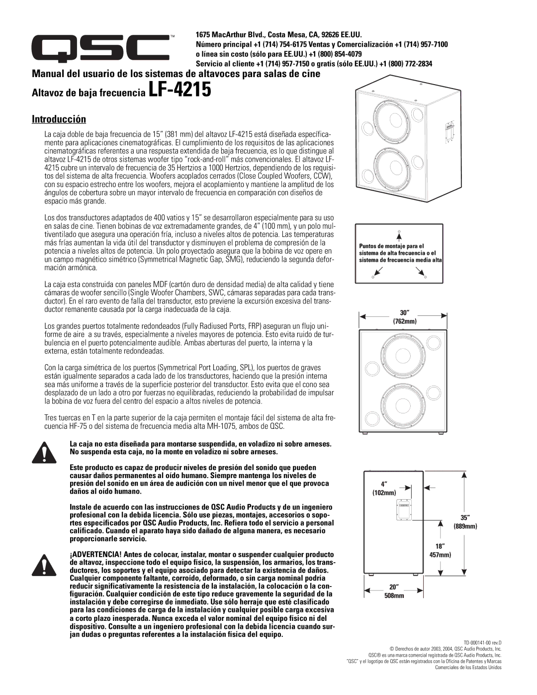 Polaroid LF-4215 user manual 