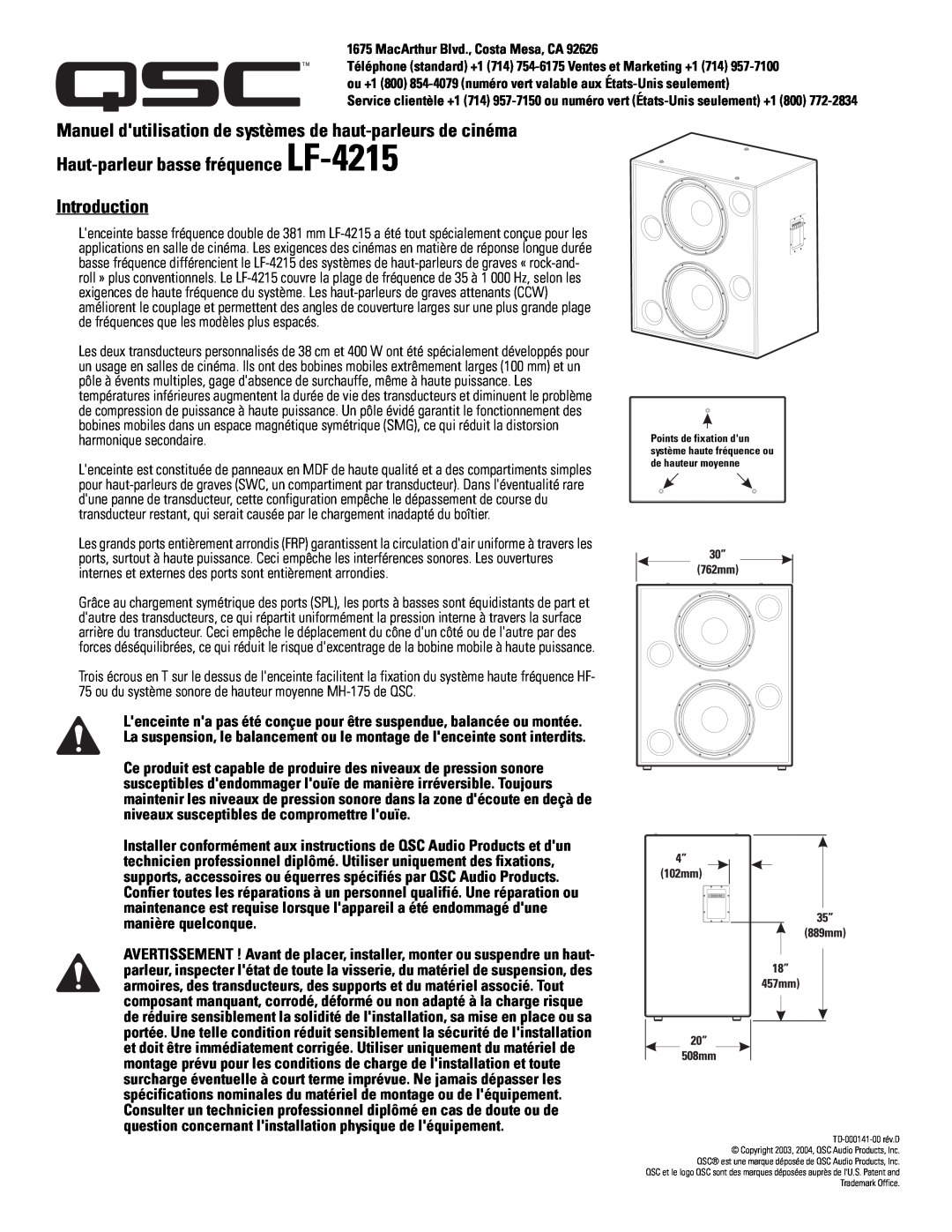 Polaroid LF-4215 user manual Introduction 