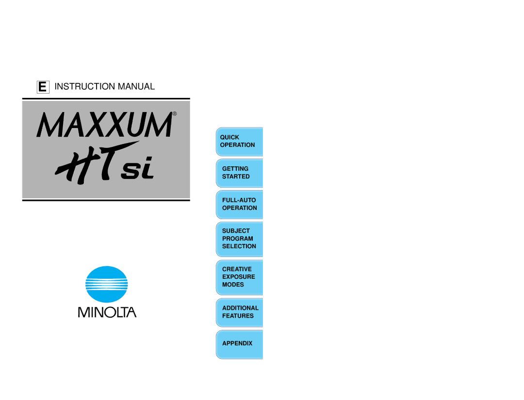 Polaroid MAXXUM HTsi instruction manual 