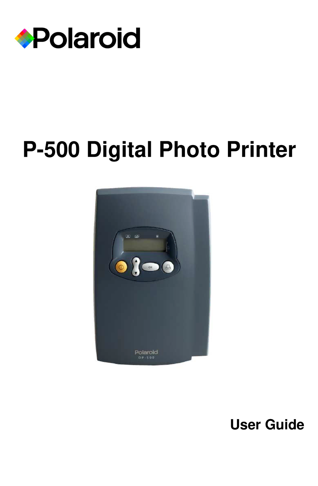 Polaroid P-500 manual Digital Photo Printer 