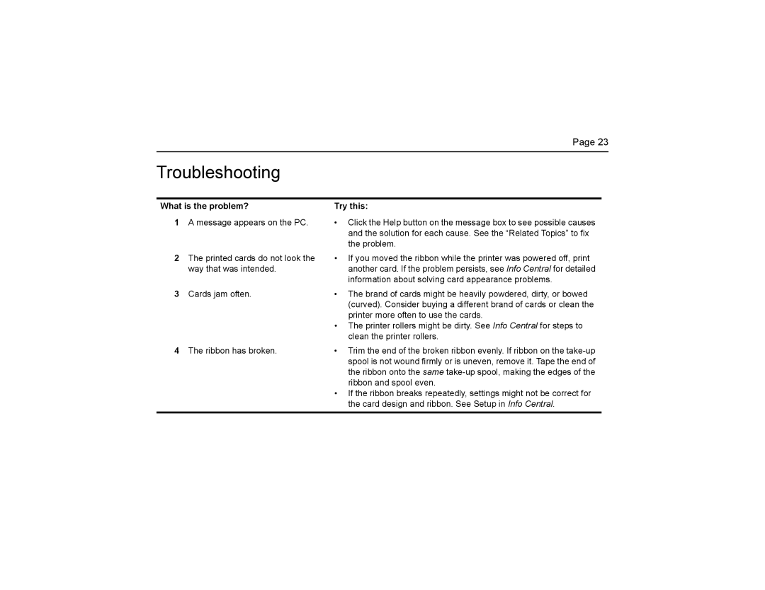 Polaroid P4000 manual Troubleshooting, What is the problem? Try this 