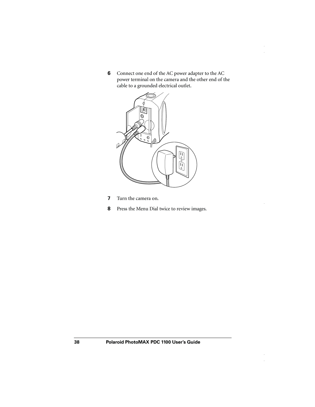 Polaroid quick start Polaroid PhotoMAX PDC 1100 User’s Guide 