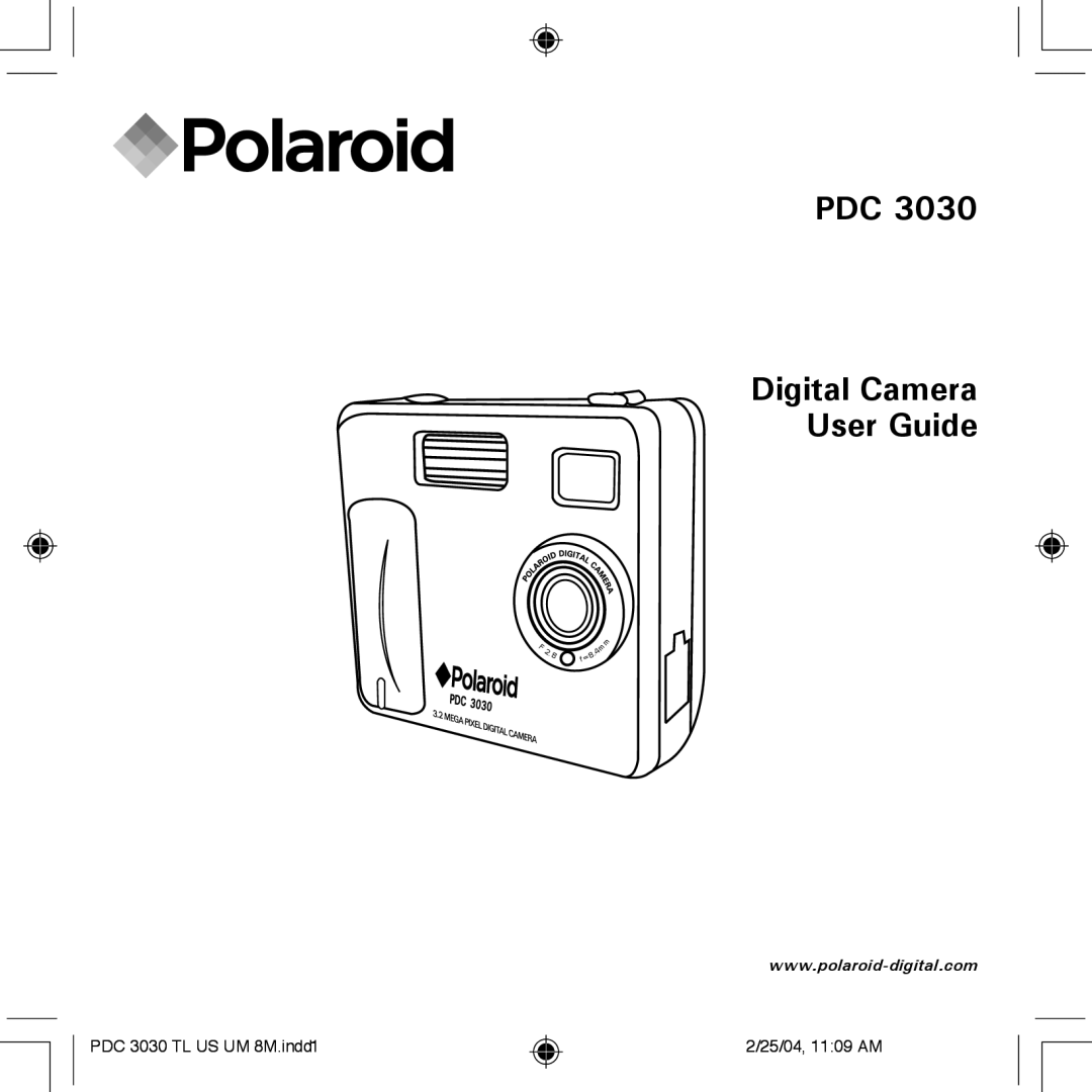 Polaroid PDC 3030 manual PDC Digital Camera User Guide 