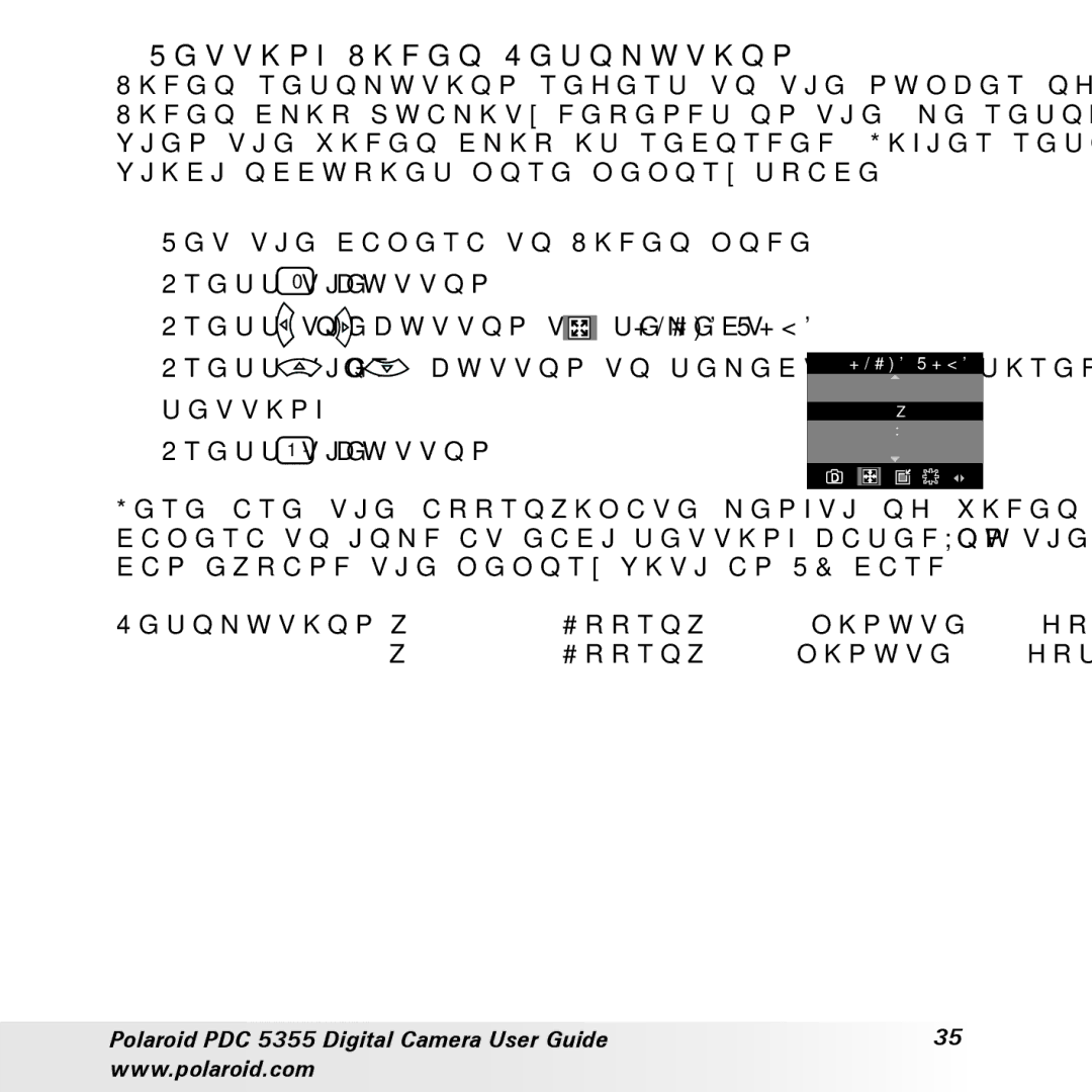 Polaroid PDC 5355 manual Setting Video Resolution 