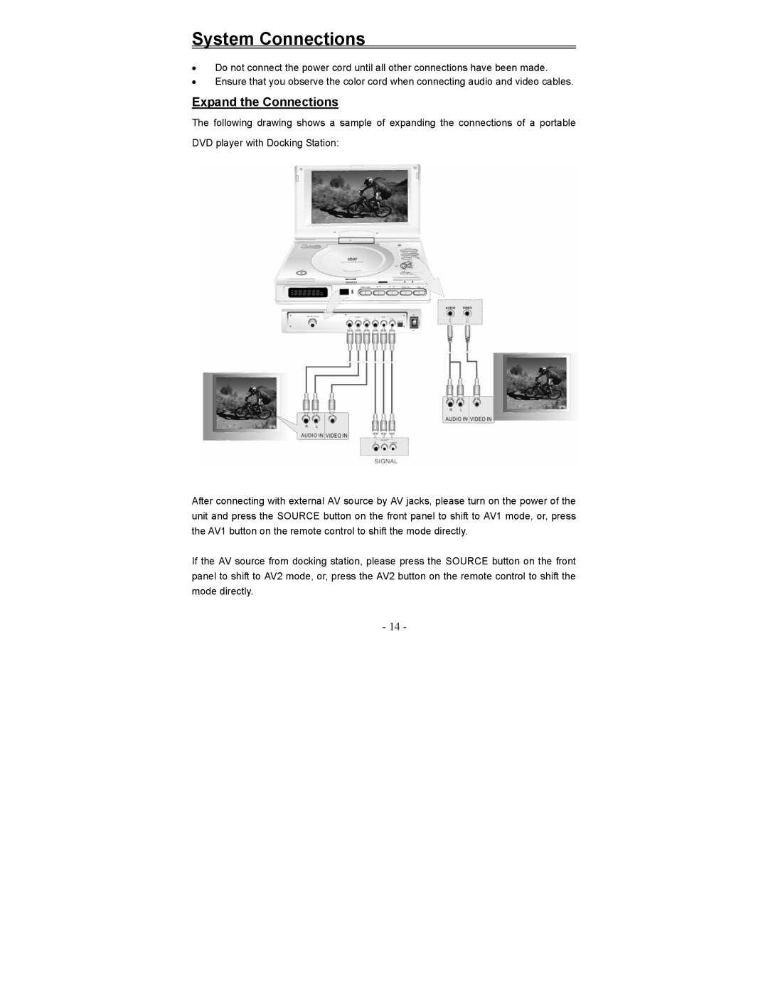 Polaroid PDM-0817 operation manual System Connections, Expand the Connections 