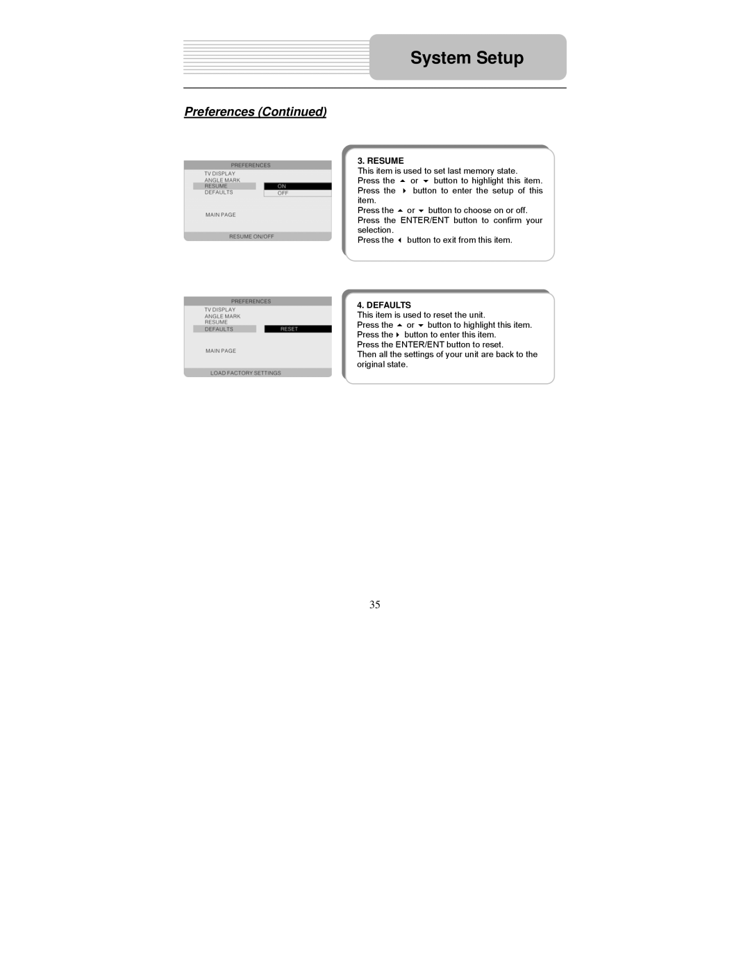 Polaroid PDM-2737 user manual Resume 