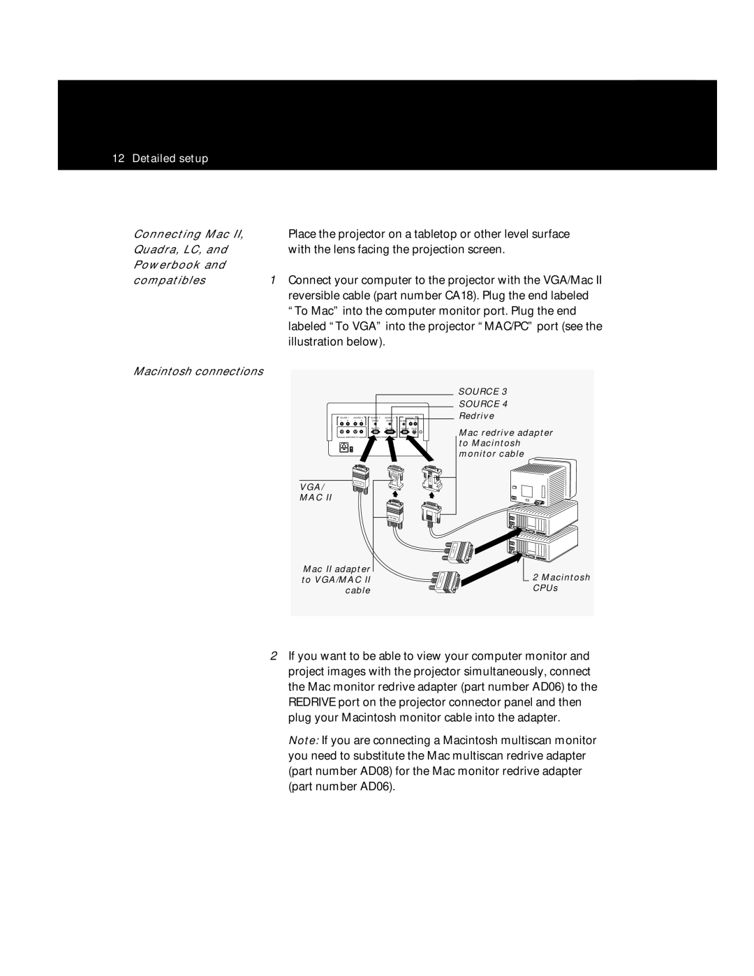 Polaroid Polaview 220 manual To Mac into the computer monitor port. Plug the end 