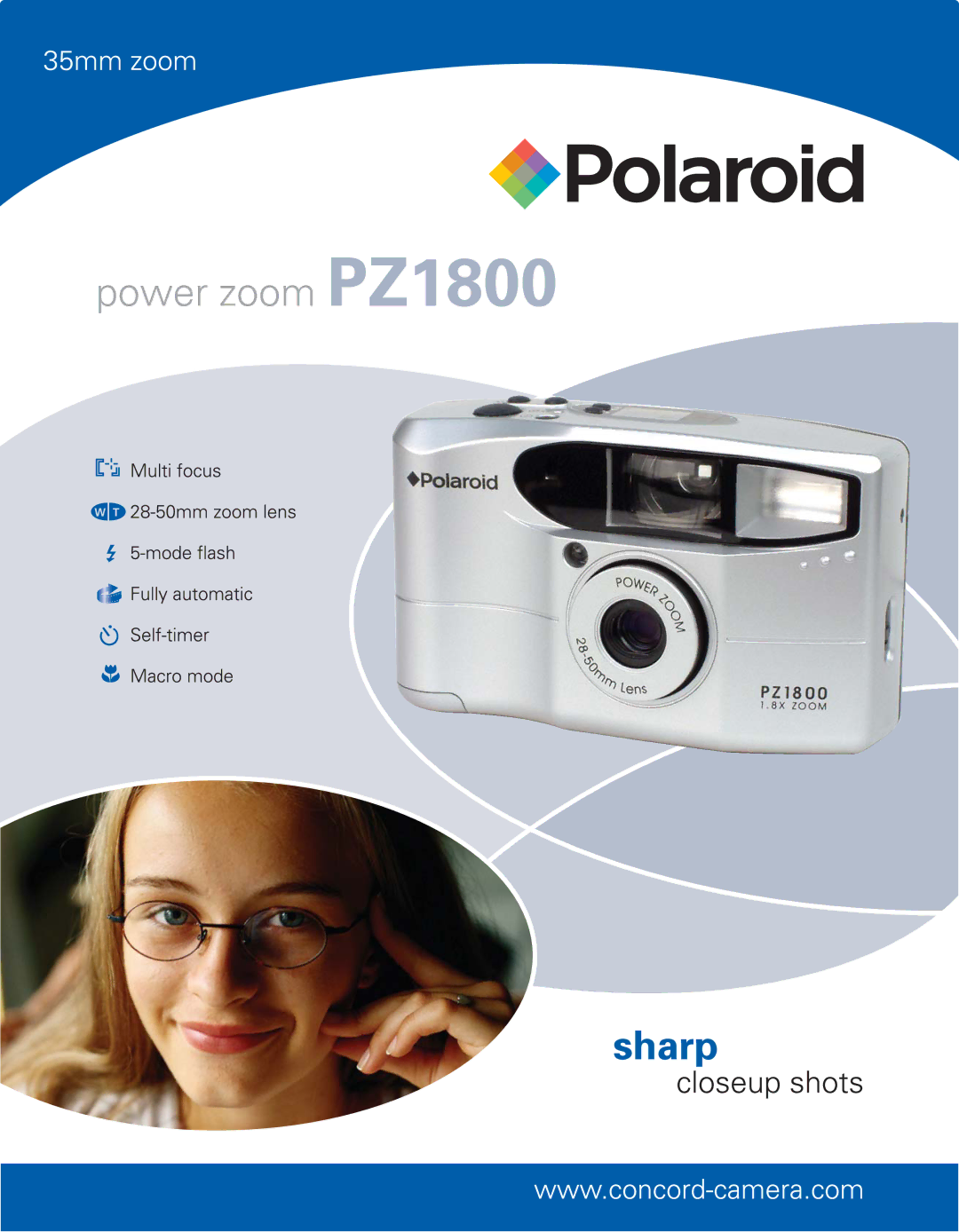 Polaroid PZ1800 manual 