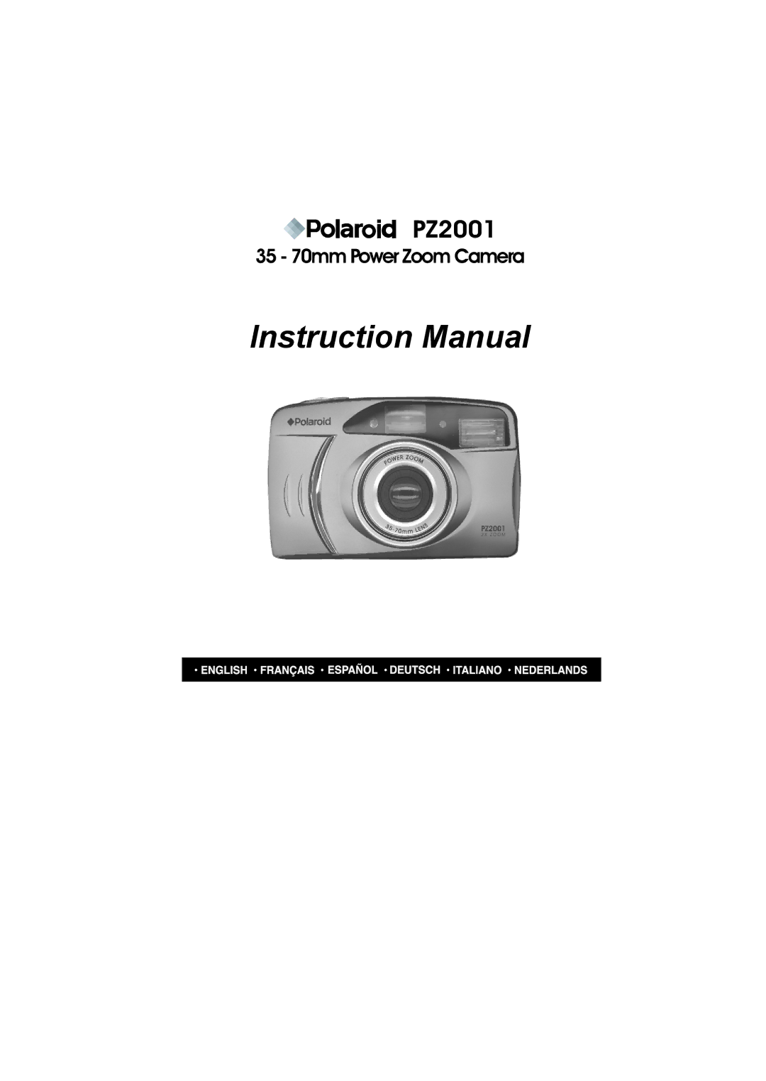 Polaroid PZ2001 instruction manual 