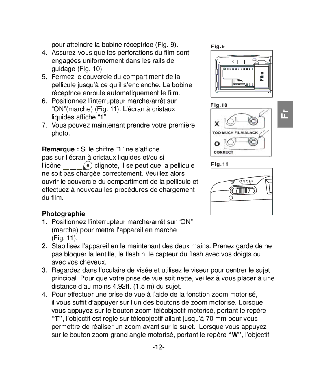 Polaroid PZ2001 instruction manual Photographie 