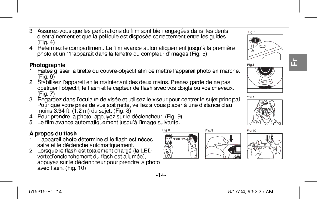 Polaroid Splash II instruction manual Photographie, Propos du ﬂash 