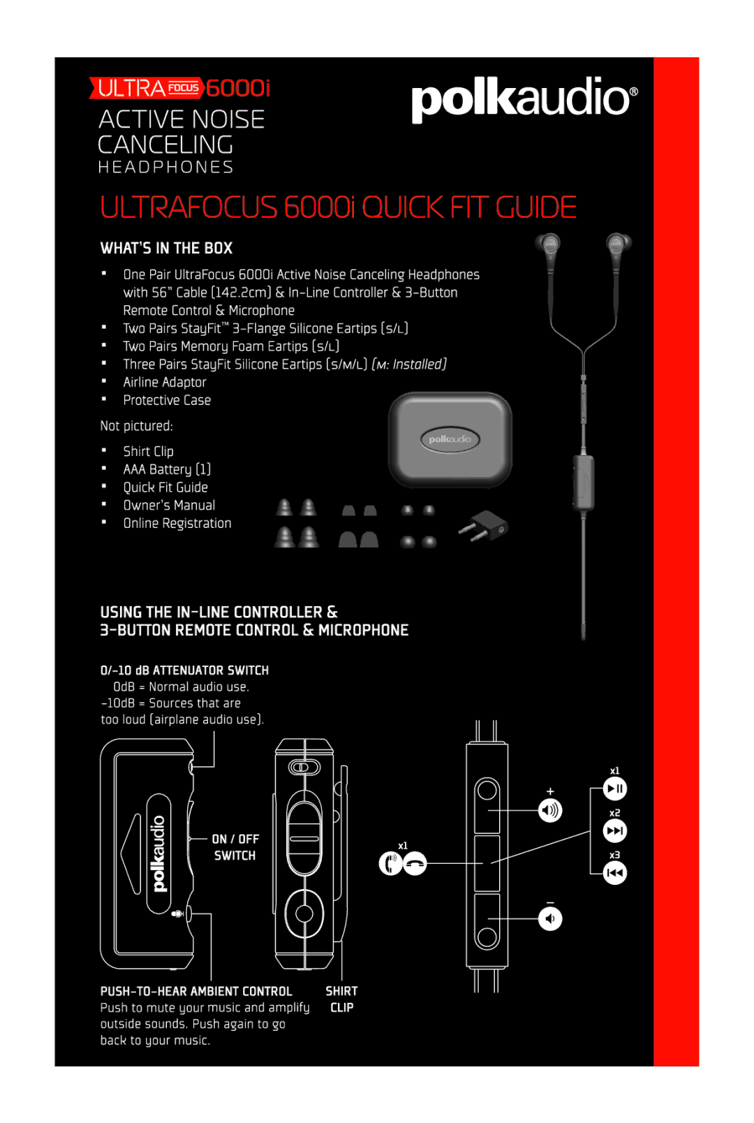 Polk Audio 6000i manual 