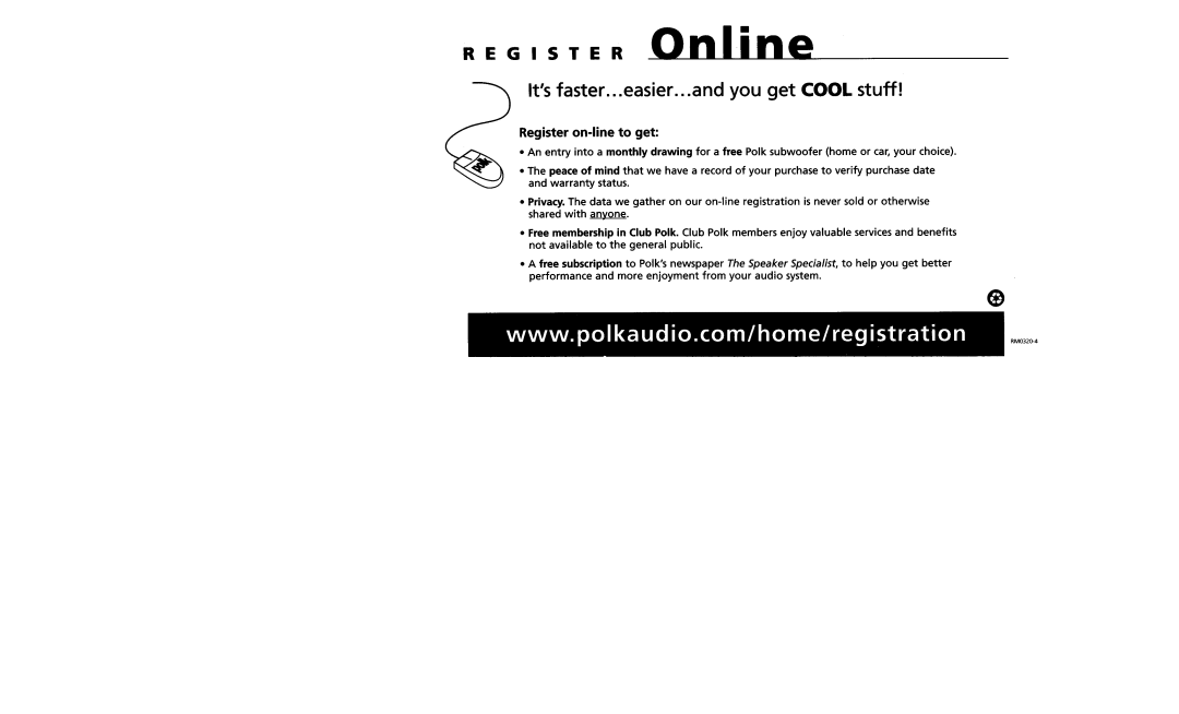 Polk Audio 6700 owner manual 