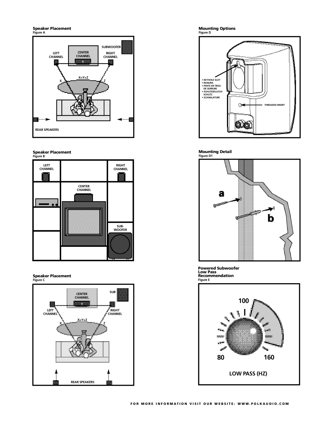 Polk Audio 6700 owner manual 100 80160 