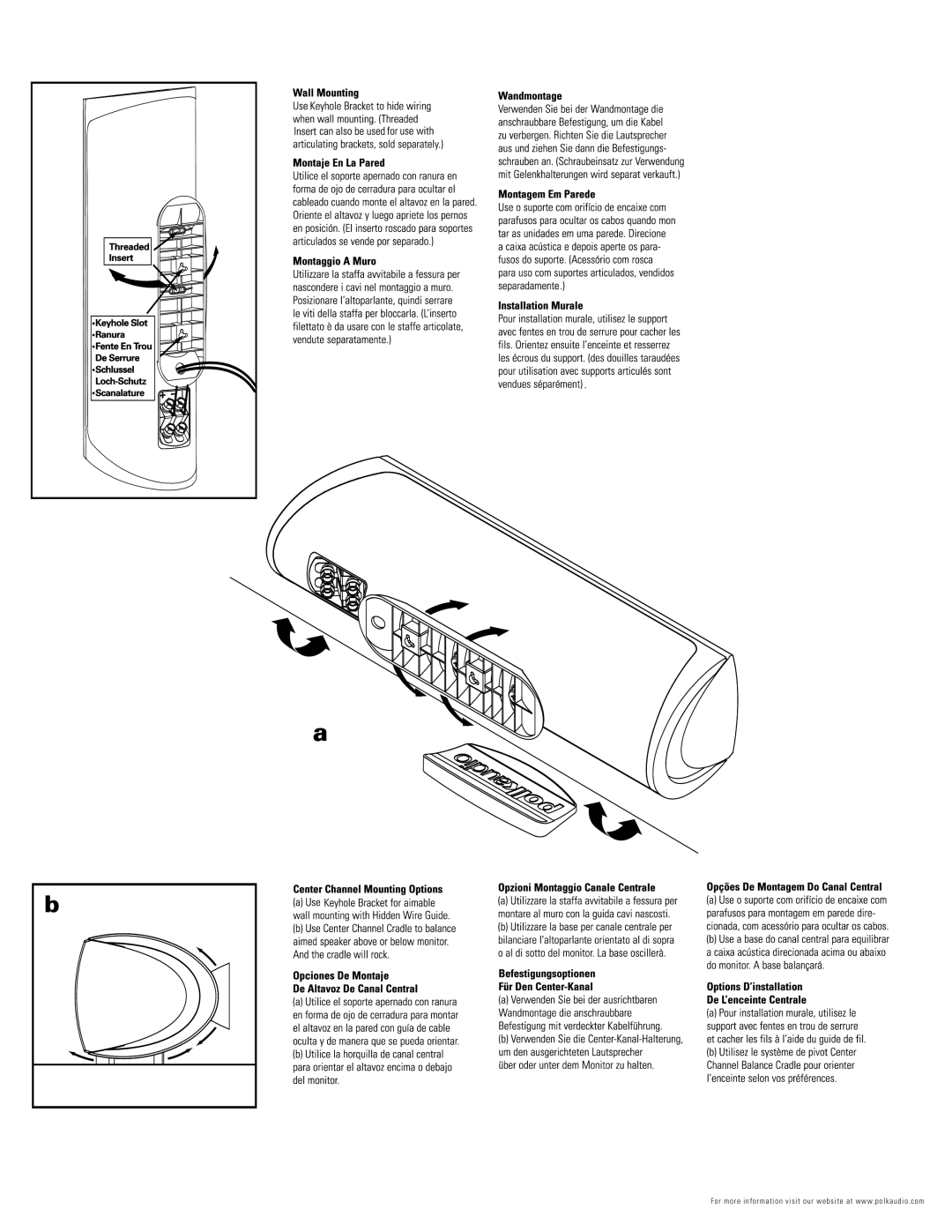 Polk Audio 7300 owner manual 