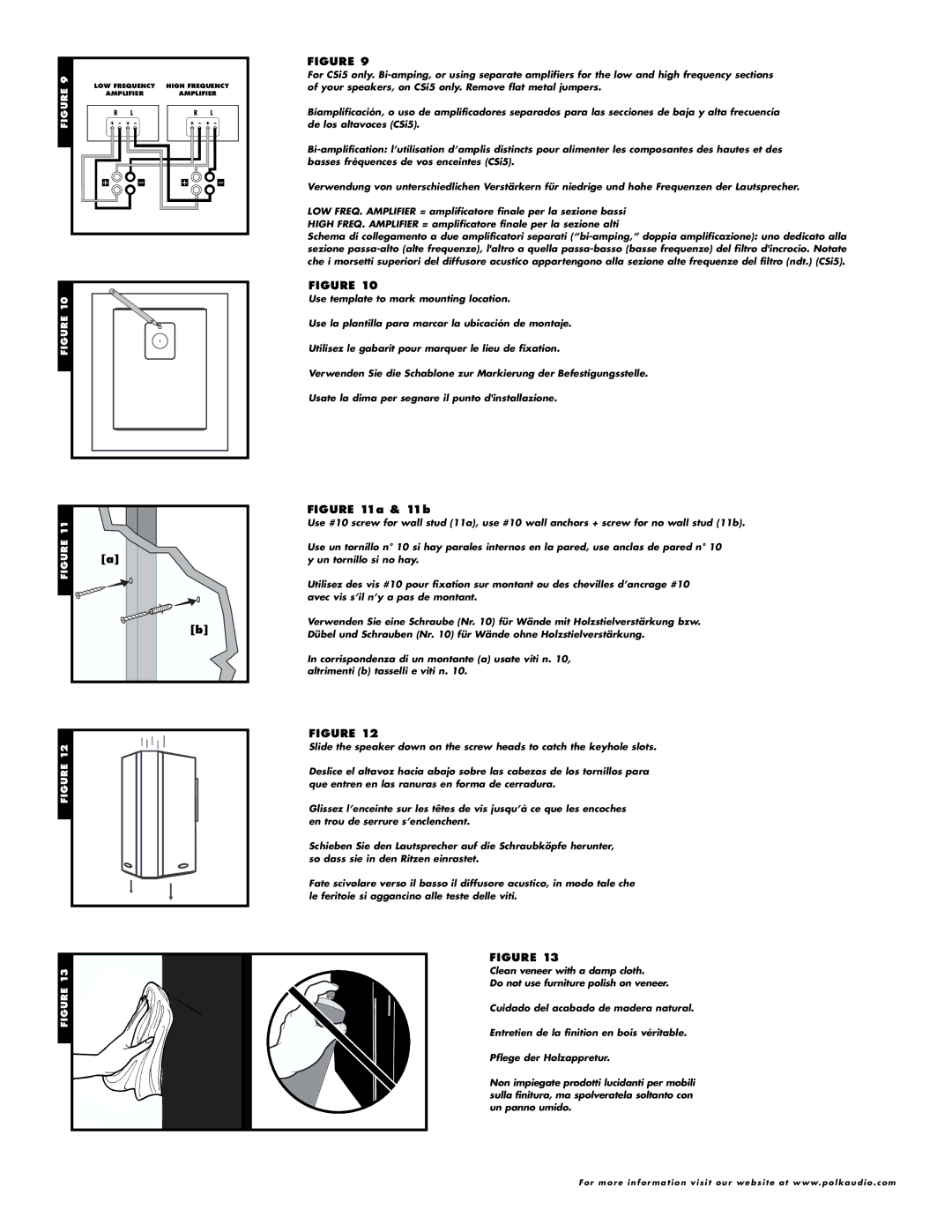 Polk Audio CSi3, CSi5 owner manual 11b 