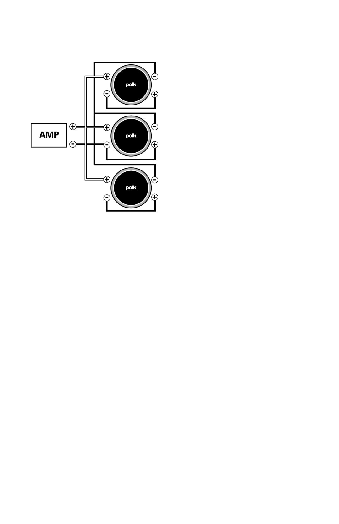 Polk Audio DB1040, DB1240, DB840 manual Ohm terão uma carga de 2,7 Ohm 