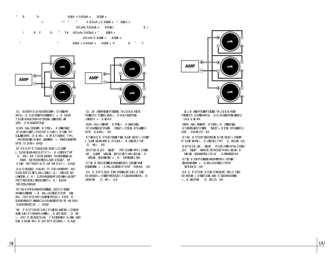 Polk Audio DXI804 SVC, DXI124 SVC, DXI112 SVC, DXI804 DVC, DXI104 DVC, DXI124 DVC, DXI112 DVC, DXI104 SVC manual 