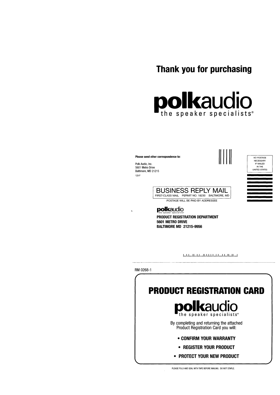 Polk Audio GNX104-4 manual 