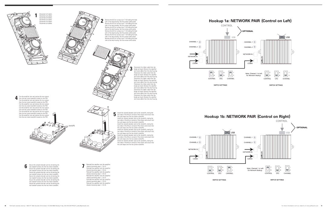 Polk Audio LC80i-IP, LC265i-IP owner manual Hookup 