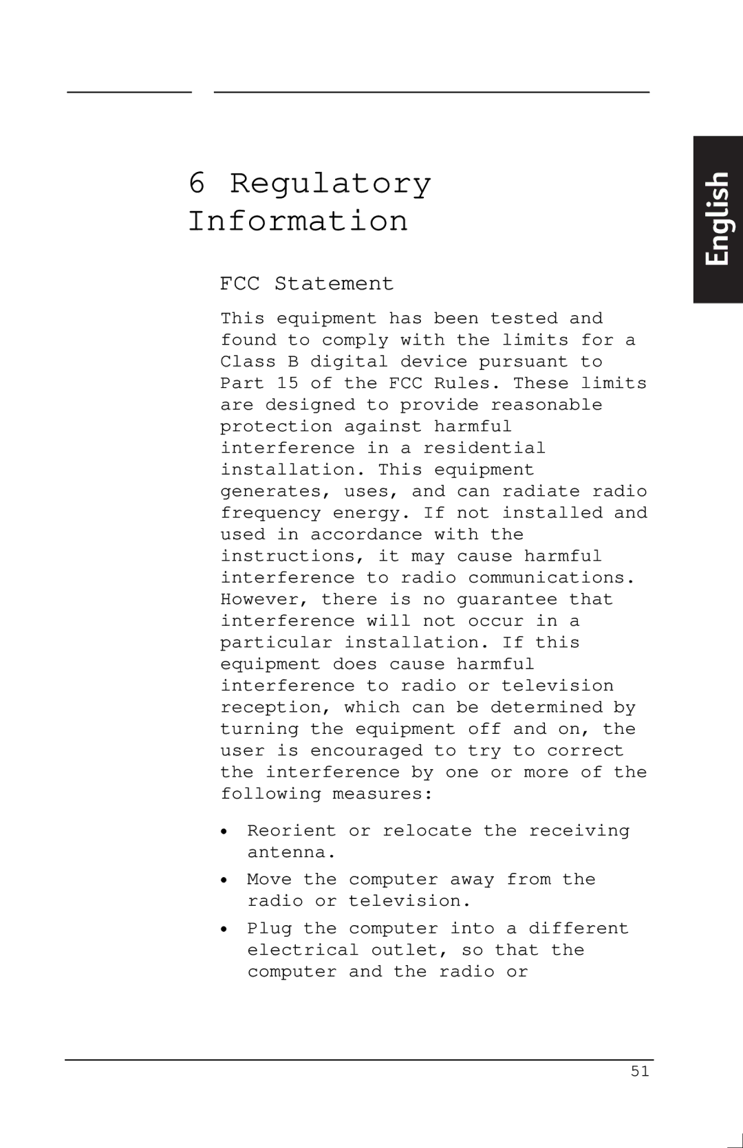 Polk Audio M50, M40, M70 manual Regulatory Information, FCC Statement 