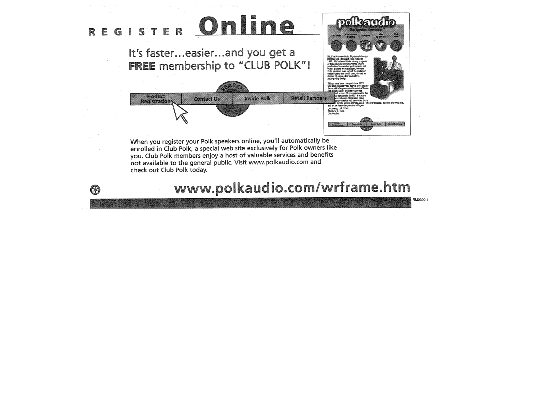 Polk Audio PSW350, PSW250, 450 instruction manual 